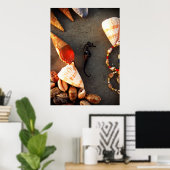 Muscheln Poster (Heimbüro)