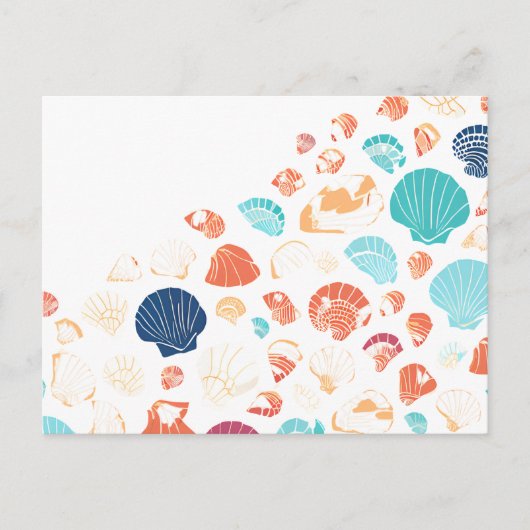 Muscheln Postkarte (Vorderseite)