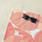 Muscheln Rosa und Weiß Muster Strandtuch (Beispiel)