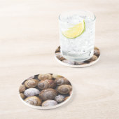 Muscheln Sandstein Untersetzer (Seite)