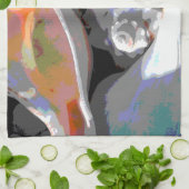 Muscheln schließen küchentuch (Gefaltet)