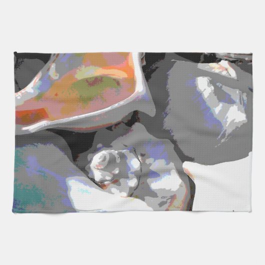 Muscheln schließen küchentuch (Horizontal)