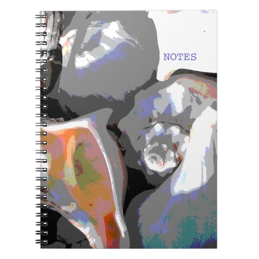 Muscheln schließen notizblock (Vorderseite)