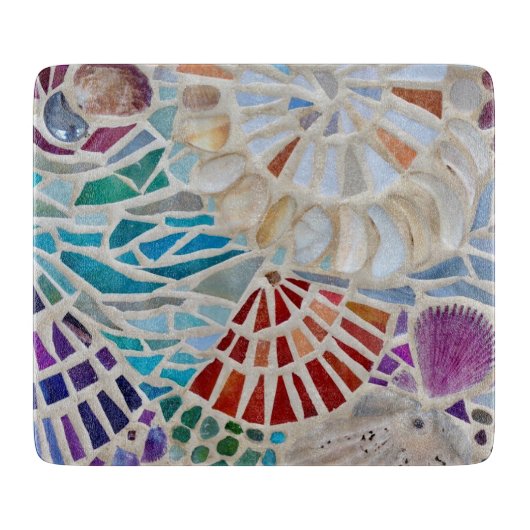 Muscheln Schneidebrett (Vorderseite)