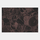 Muscheln Schwarzes Meer Geschenkpapier Set (Vorderseite 2)