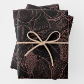 Muscheln Schwarzes Meer Geschenkpapier Set (Beispiel)