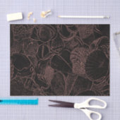 Muscheln Schwarzes Meer Seidenpapier (Handwerk)