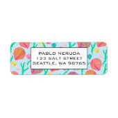 Muscheln & Seealgen Beach CUSTOM-Postadresse (Vorne)