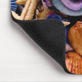 Muscheln, Seestern, Ozeane Mousepad (Ecke)