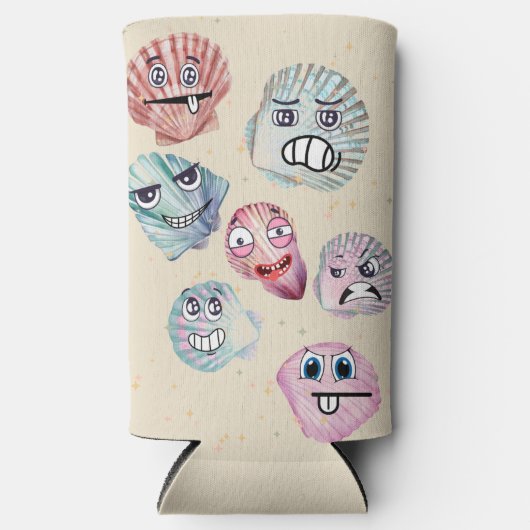 Muscheln Selters Dosenkühler (Vorderseite)