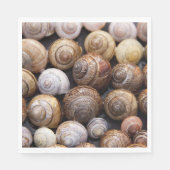 Muscheln Serviette (Vorderseite)