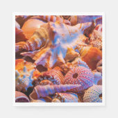 Muscheln Serviette (Vorderseite)