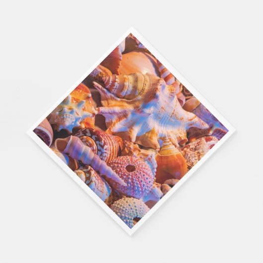 Muscheln Serviette (Ecke)