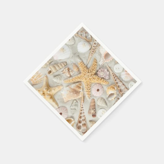 Muscheln Serviette (Ecke)