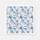 Muscheln Serviette (Vorderseite)