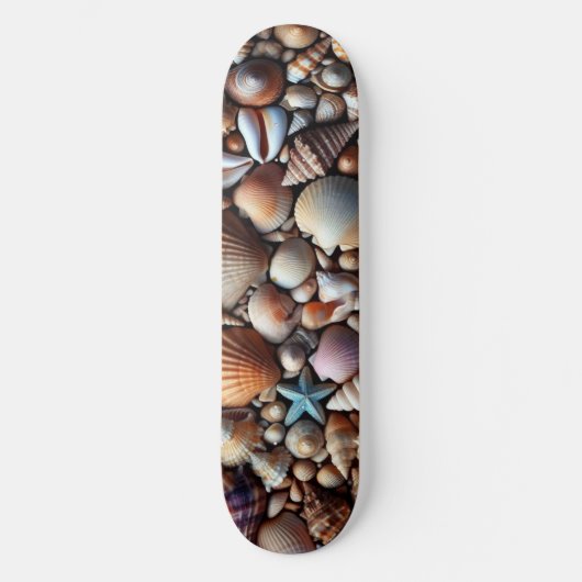 Muscheln Skateboard (Vorderseite)