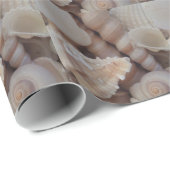 Muscheln, Sommer Beach Exotik tropische Romantik Geschenkpapier (Rolleneckpunkt)