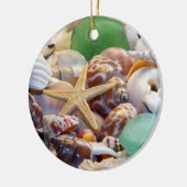 Muscheln, Starfish & Beach Glass Ornament (Links)