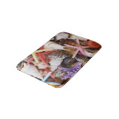 Muscheln Starfish Farbige Muschel Badematte (Schrägansicht)