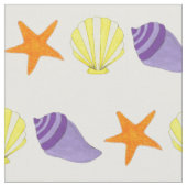 Muscheln Starfish Seashell Ocean Beach Urlaub Stoff (Nahaufnahme)