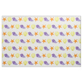 Muscheln Starfish Seashell Ocean Beach Urlaub Stoff (Fat Quarter (45,7 x 55,9 cm))