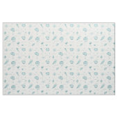 Muscheln Starfish Sun Fun Text Aquamarin ID918 Stoff (Fat Quarter (45,7 x 55,9 cm))
