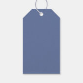 Muscheln Starfish Sun Fun Text Blau ID918 Geschenkanhänger (Rückseite)