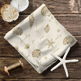 Muscheln Starfish Sun Fun Text Sandstone ID918 Stoff