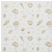 Muscheln Starfish Sun Fun Text Sandstone ID918 Stoff (Muster)