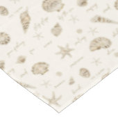 Muscheln Starfish Sun Fun Text Sandstone ID918 Tischdecke (Schrägansicht)