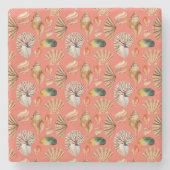 MUSCHELN STEINUNTERSETZER (Vorderseite)