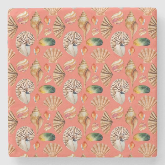 MUSCHELN STEINUNTERSETZER (Vorderseite)