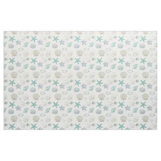 Muscheln Stoff (Fat Quarter (45,7 x 55,9 cm))
