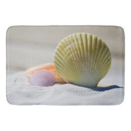 Muscheln, Strand, Ozean, Bad, Zuhause Rug oder Mat Badematte