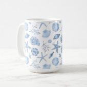 Muscheln Strand Tasse (Vorderseite Links)