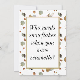 Muscheln Strand tropische Küste Weihnachten