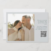 Muscheln Strandhochzeit Foto Save The Date (Rückseite)