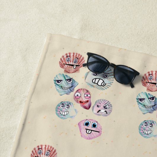 Muscheln Strandtuch (Beispiel)