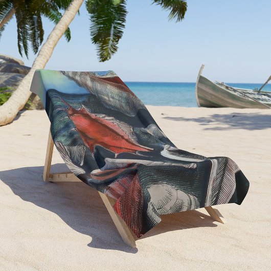 Muscheln Strandtuch