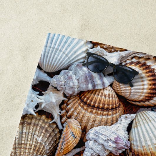 Muscheln Strandtuch