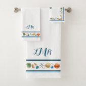 Muscheln & Streifen Badetuch Set (Insitu)