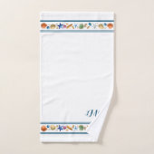 Muscheln & Streifen Badetuch Set (Handtuch)