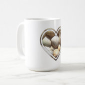 Muscheln Summer Beach Life Heart Seashells Kaffeetasse (Vorderseite Links)