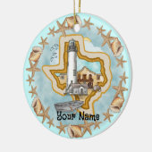 Muscheln Texas Lighthouse Ornament (Links)