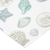 Muscheln Tischdecke (Schrägansicht)