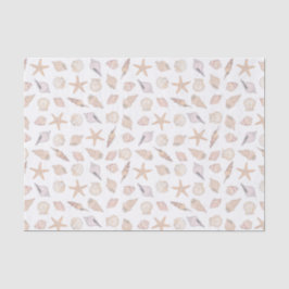 Muscheln Tissue-Papier, Decoupage Strand Küste Seidenpapier