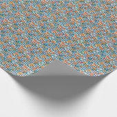 Muscheln und Ankermuster Geschenkpapier (Ecke)