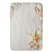 Muscheln und Bademantel Badematte (Vorderseite Vertikal)