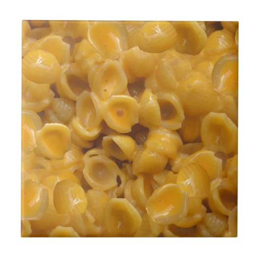Muscheln und Käse Fliese (Vorderseite)