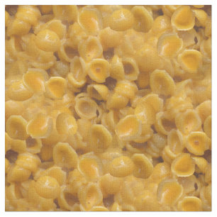 Muscheln und Käse Stoff